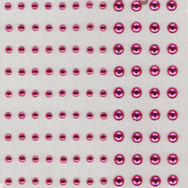17063-1.png Vaessen Creative Strass Selvklebende 3-5mm Rosa