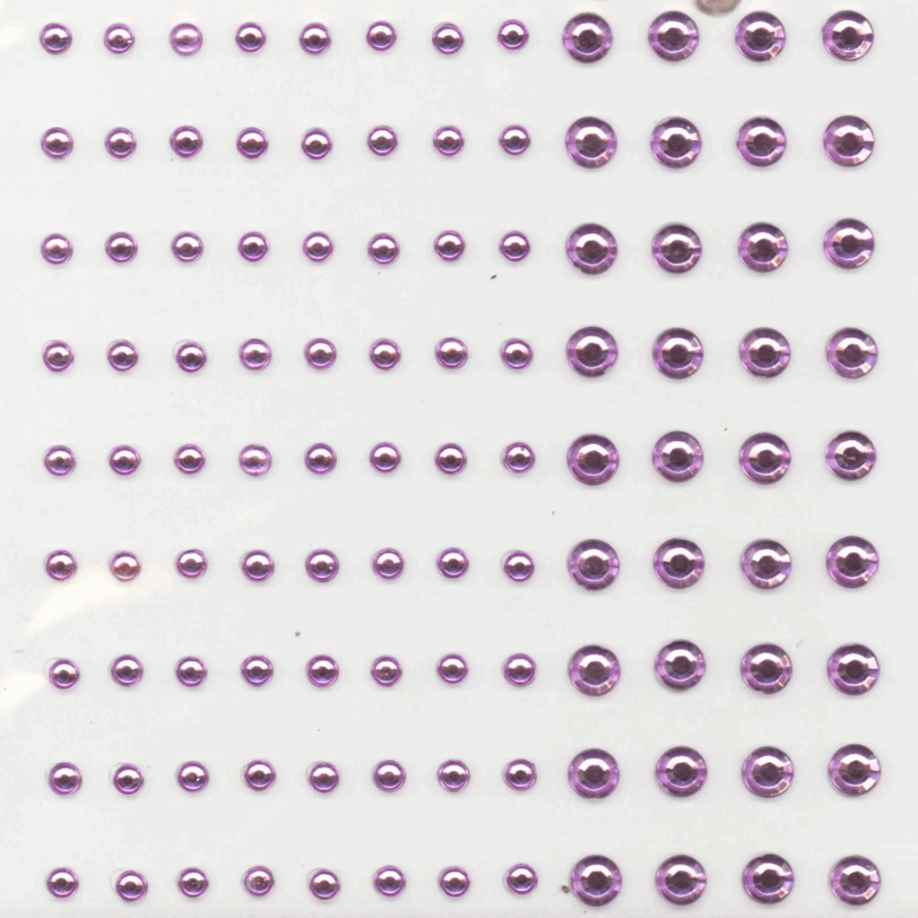 Vaessen Creative Strass Selvklebende 3-5mm Lys Rosa