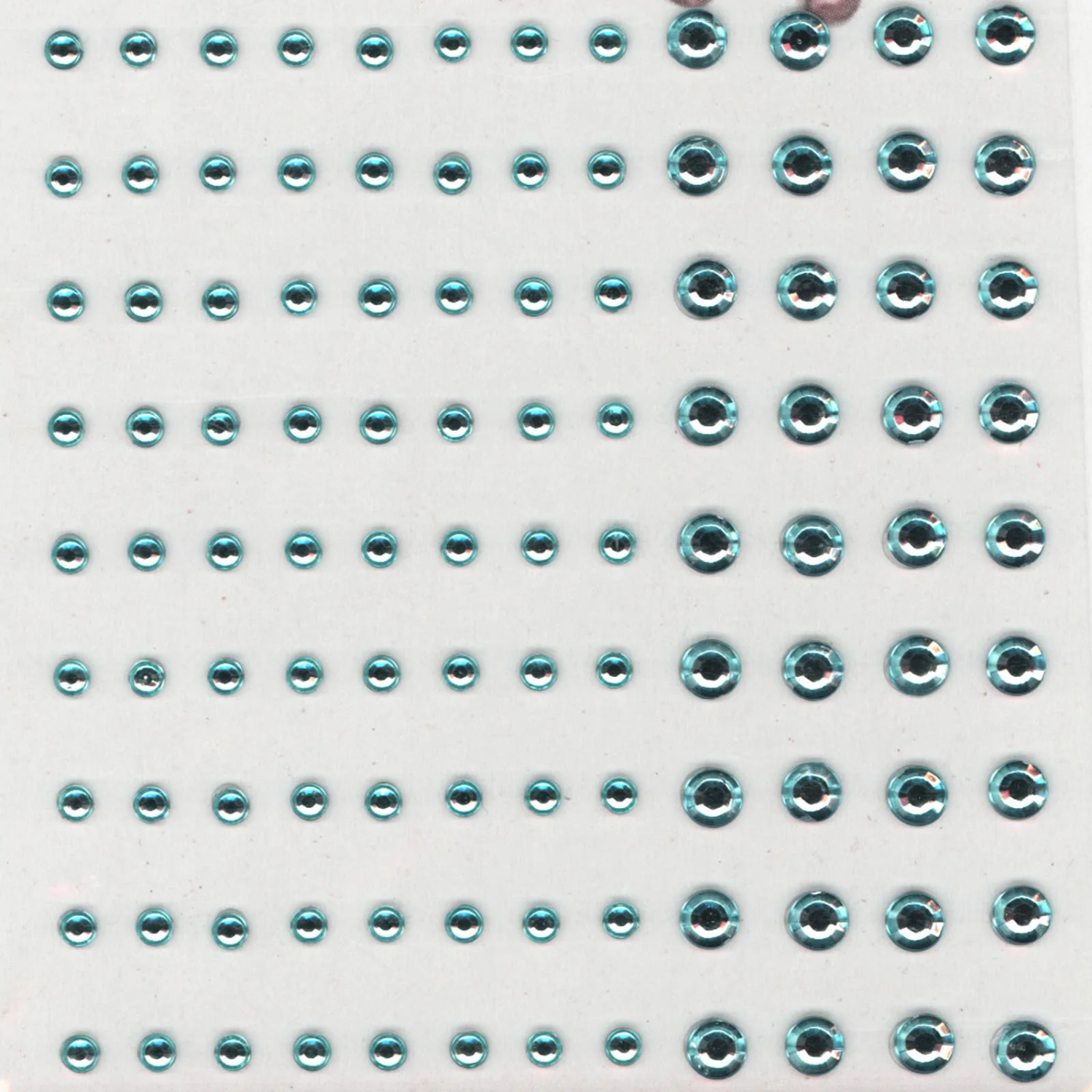 Vaessen Creative Strass Selvklebende 3-5mm Lys Blå - Bilde 1