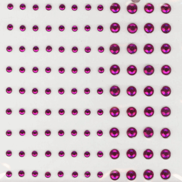 Vaessen Creative Strass Selvklebende 3-5mm Fushia