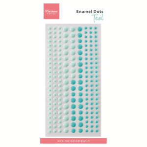 Marianne Design Enamel Dots Duotone Teal - Bilde 1