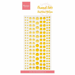 Marianne Design Enamel Dots Duotone Gul - Bilde 2