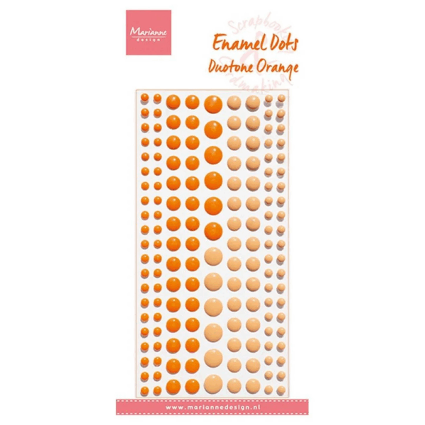 17069-1.png Marianne Design Enamel Dots Duotone Orange