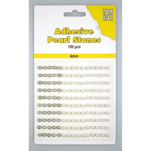 Nellie's Choice Halvperler 4mm 150 stk 3 Hvitnyanser - Bilde 1