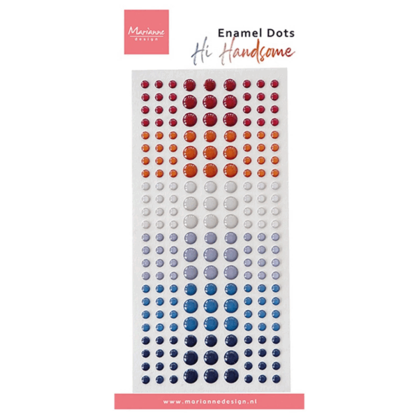 Marianne Design Enamel Dots Hi Handsome