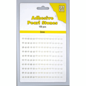 Nellie's Choice Halvperler 3mm 150 stk 3 Hvitnyanser - Bilde 2