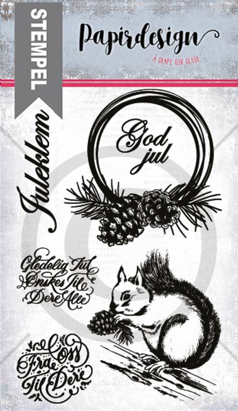 Papirdesign Stempel Ekorn