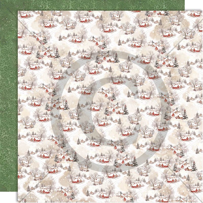 Papirdesign - Julekveld - Juleby - Bilde 1