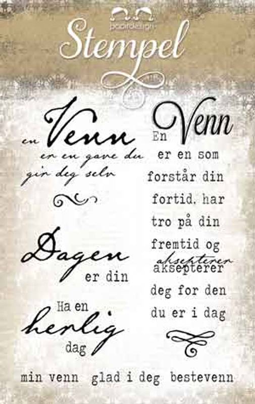 17130.jpg Papirdesign Stempel Min Venn