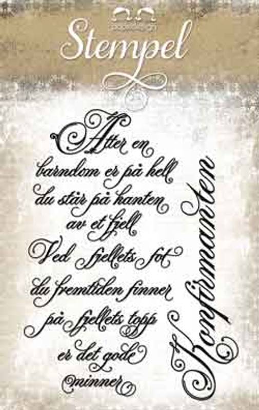 Papirdesign Stempel Gode Minner