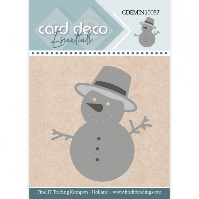 Card Deco Essentials Mini Dies - Snømann - Bilde 1
