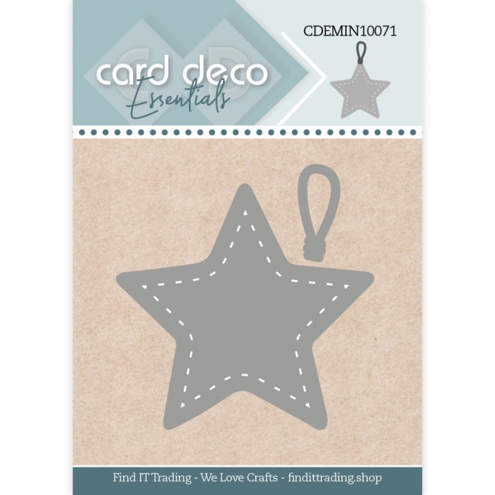 Card Deco Essentials Mini Dies - Hengende Stjerne - Bilde 1