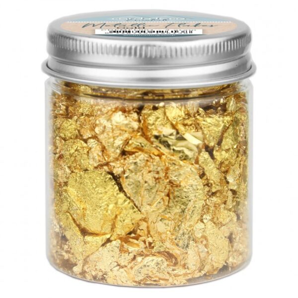 17162.jpg Card Deco Essentials - Metallic Flakes - Gold