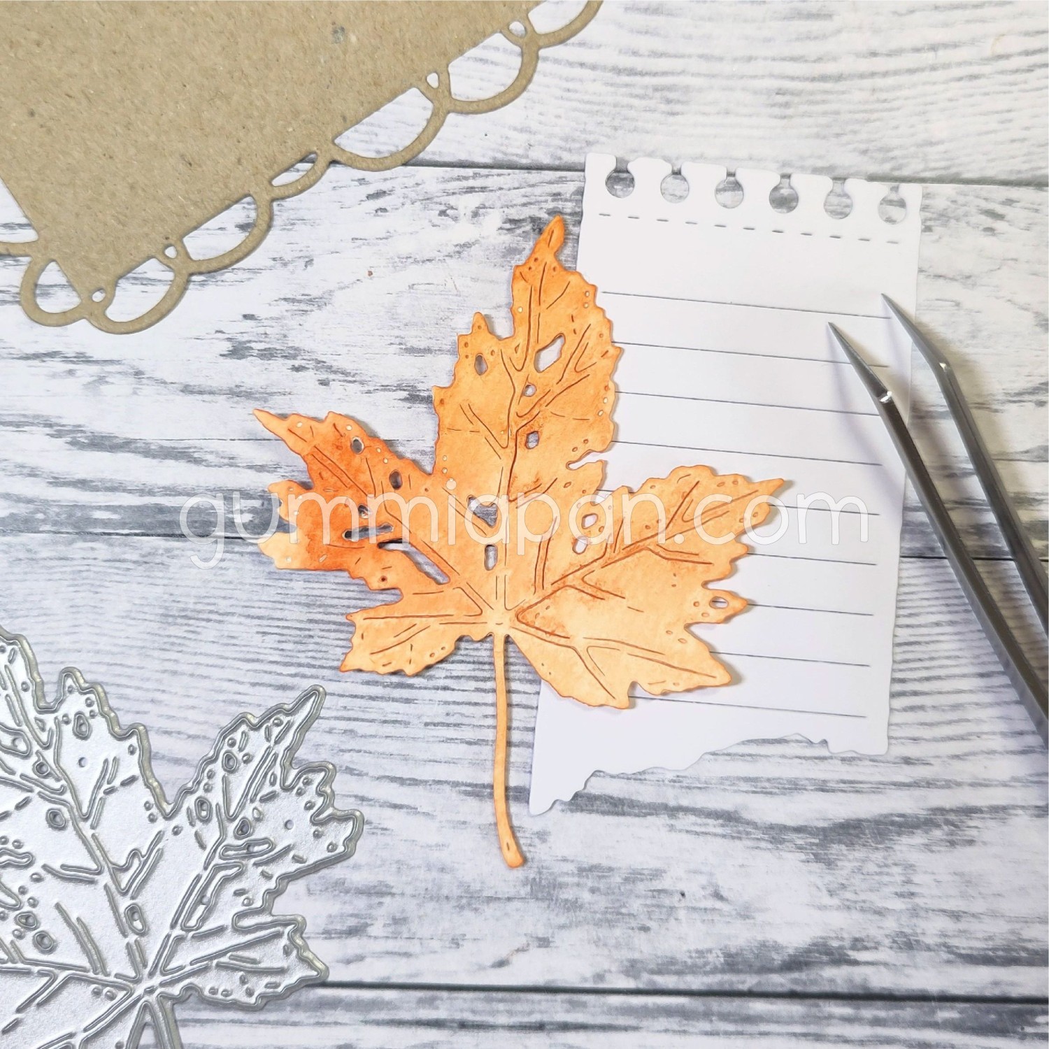 Gummiapan Die Slitt Lønneblad - Bilde 1