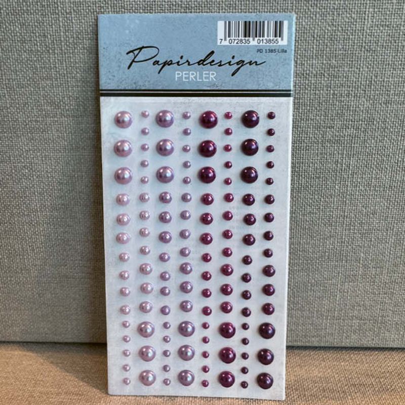 Papirdesign - Halv Perler Lilla - Bilde 1