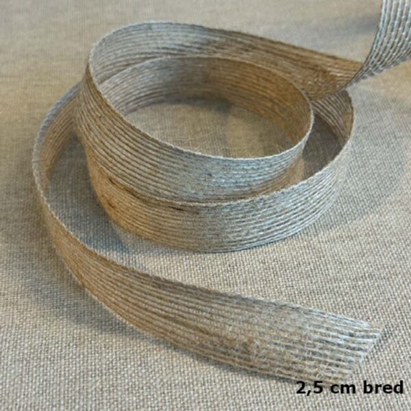 Papirdesign - Hampbånd 2,5cm