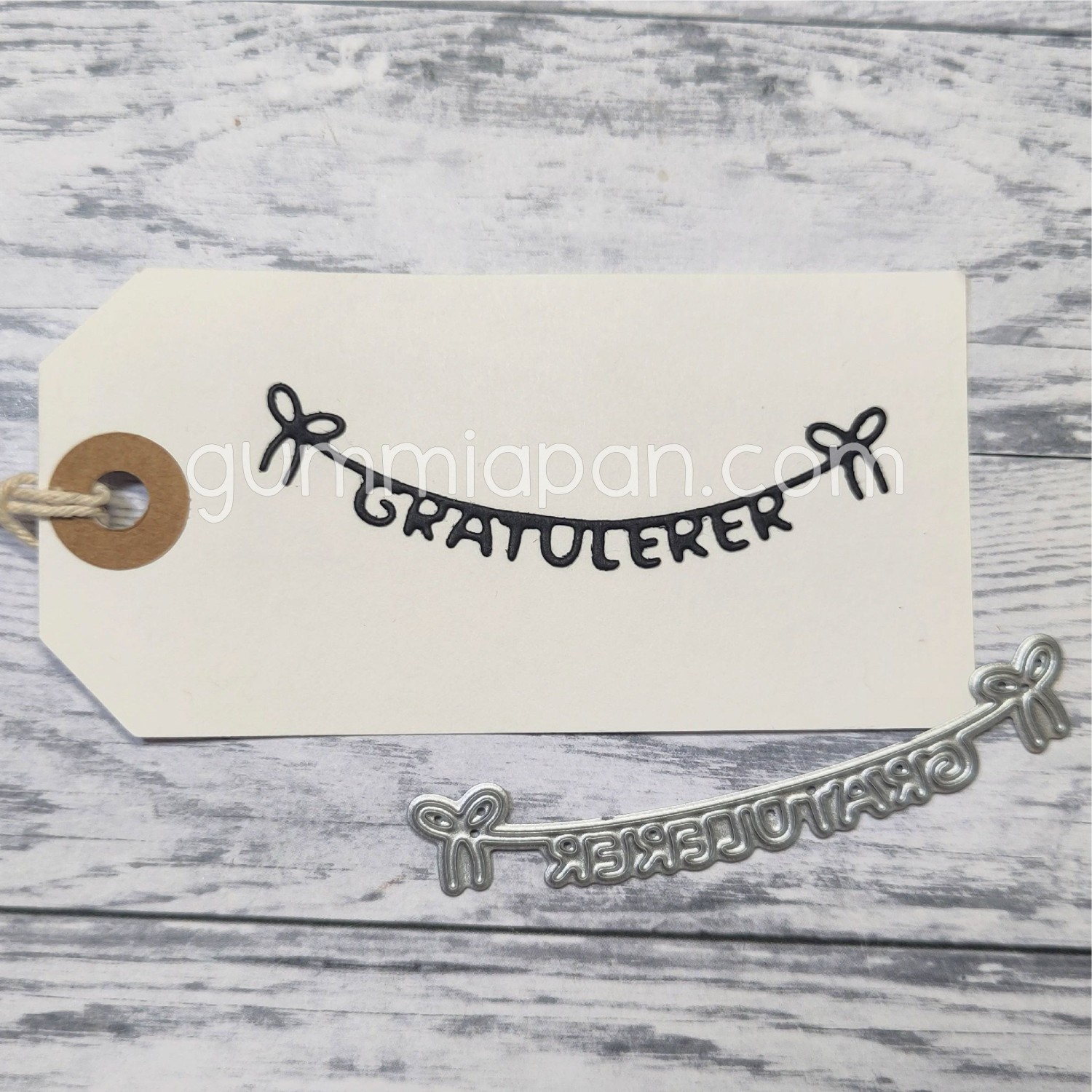 Gummiapan Die Gratulerer på Tråd - Bilde 1