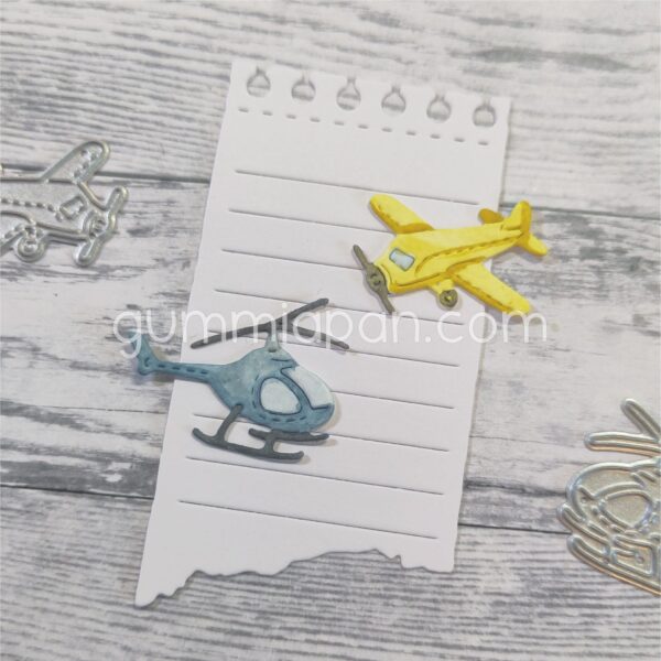 Gummiapan Die Flygplan & Helikopter