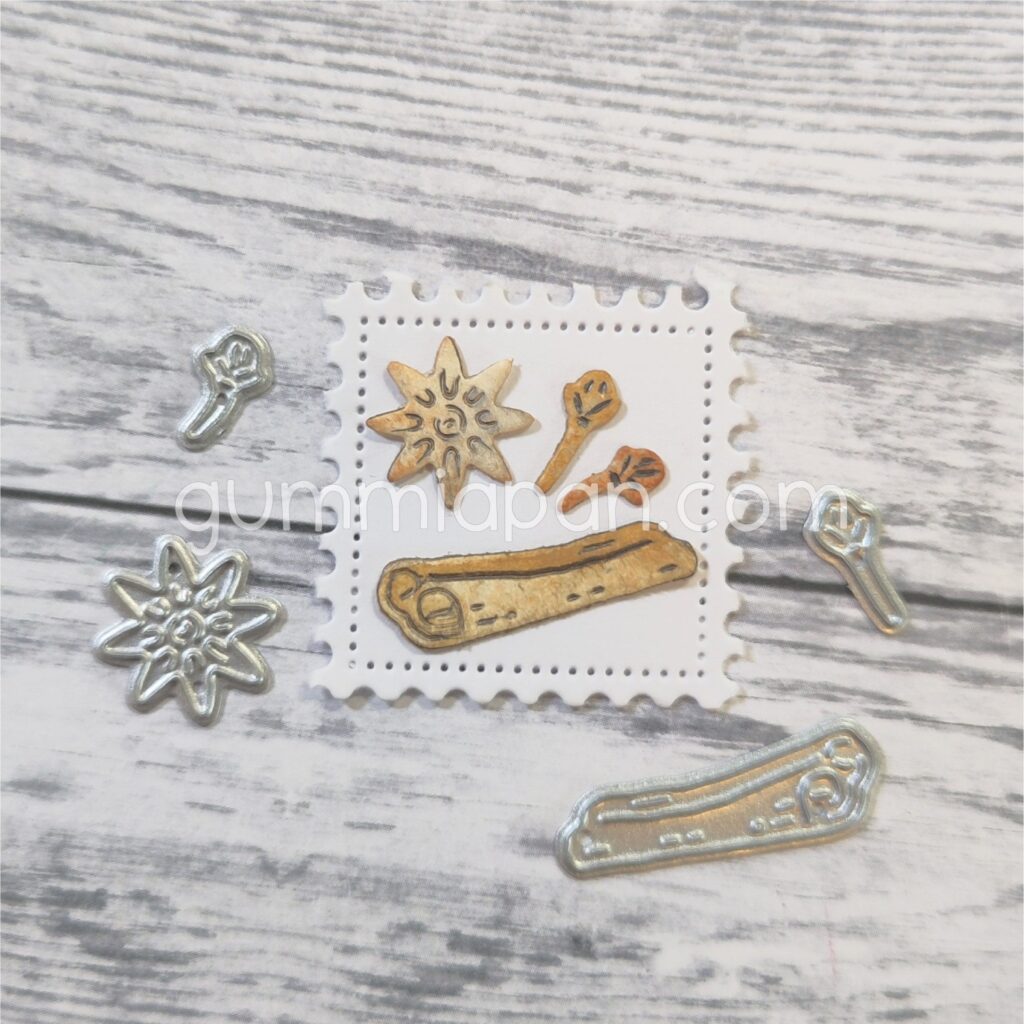 Gummiapan Die Små Julekrydder