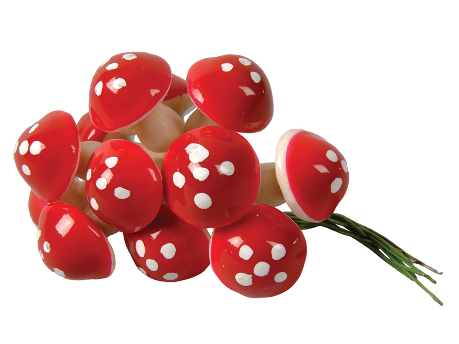 Sopp m/stilk – 25mm – 1bunt a 12stk - Bilde 1