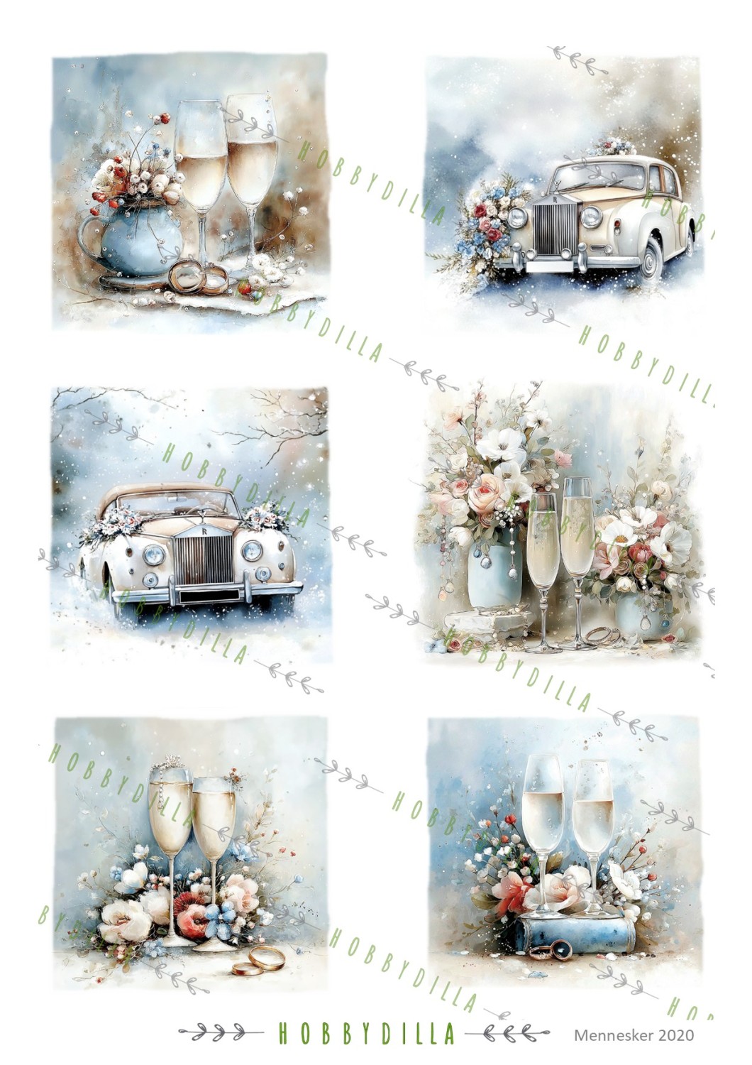 Mennesker 2020 M Bryllup Blå - Bilde 1