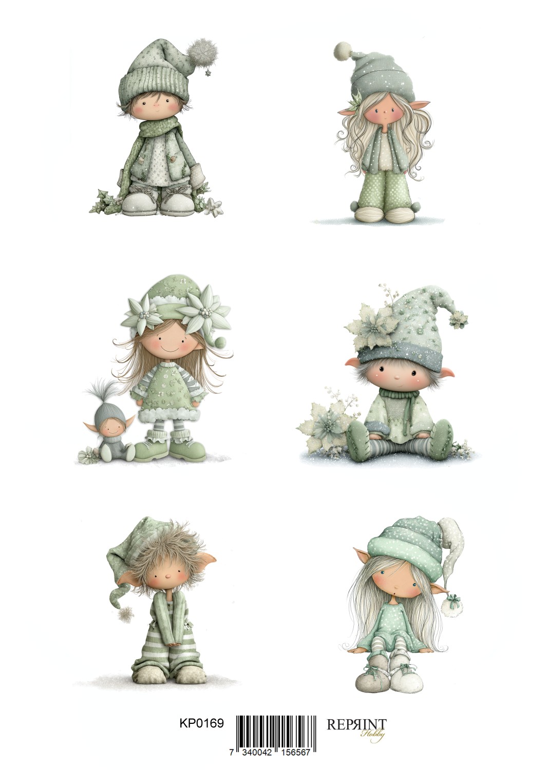 Reprint Motivark Elfs - A4 - Bilde 1