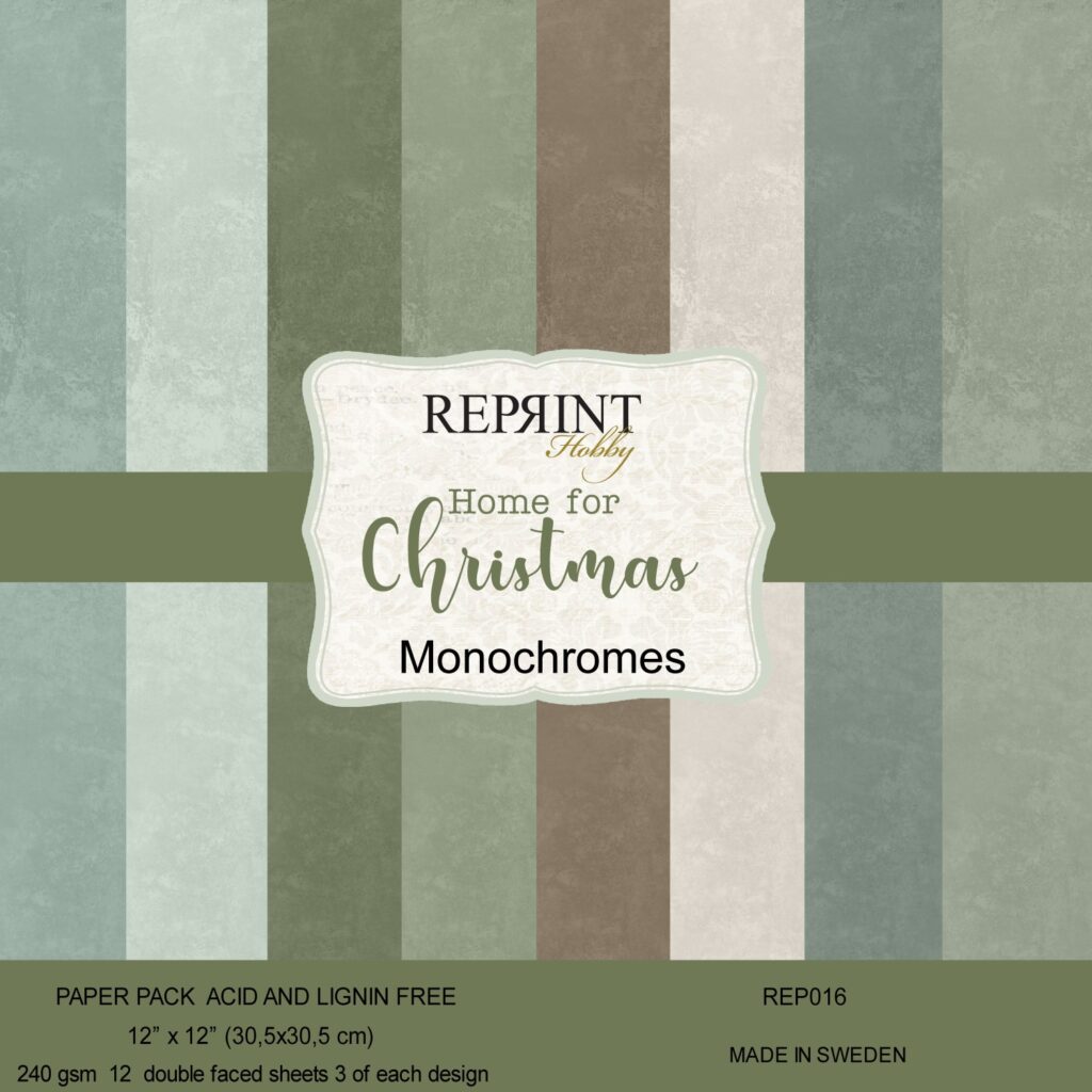 Reprint Home for Christmas Monochromes 12X12