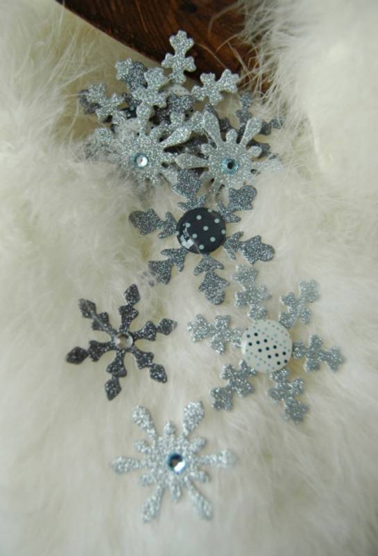 17380.jpg Papirdesign Snøkrystaller chipboard