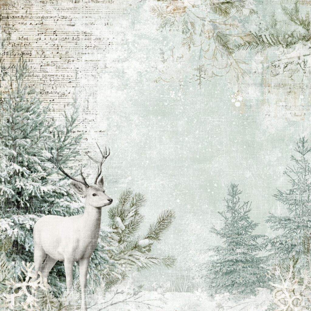 Reprint Home for Christmas Collection - 6x6 Blokk