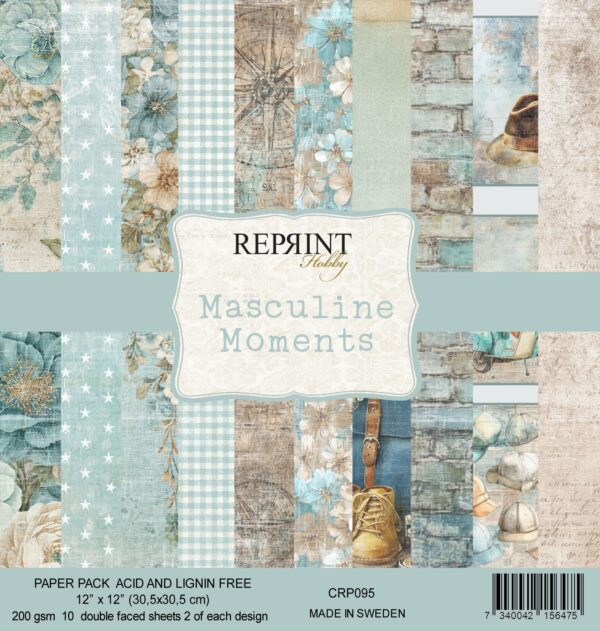17400.jpg Reprint Masculine Moments Collection Paperpack - 12x12