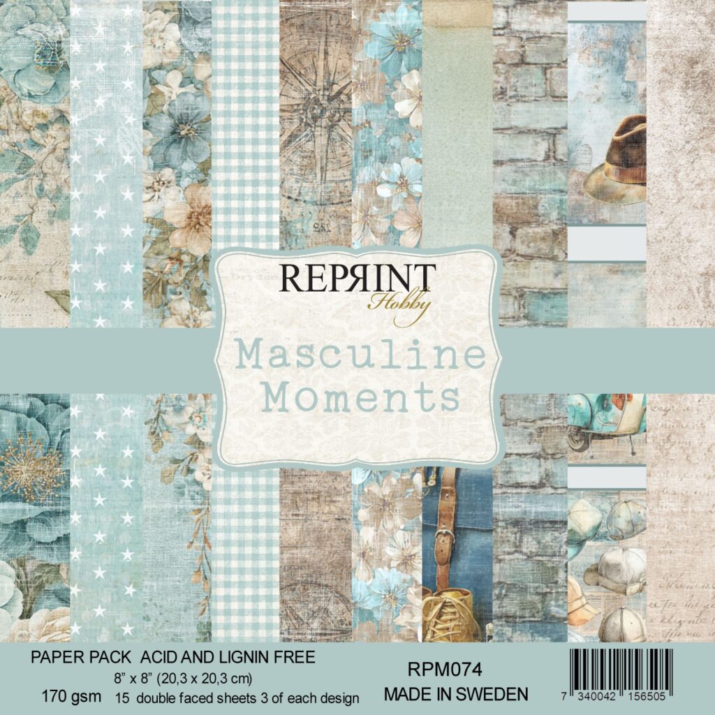Reprint Masculine Moments Collection - 8x8