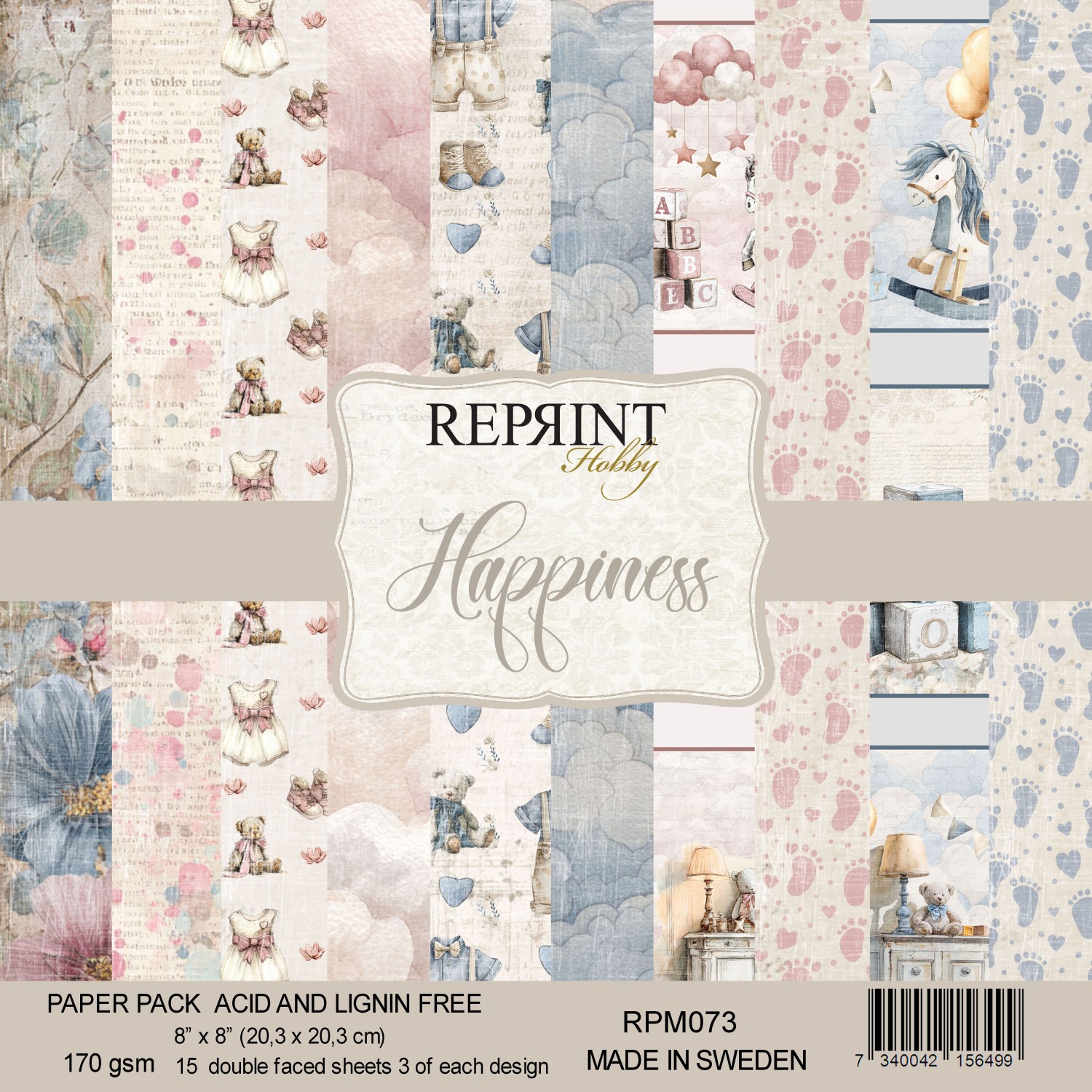 Reprint Happiness Collection - 8x8 - Bilde 1
