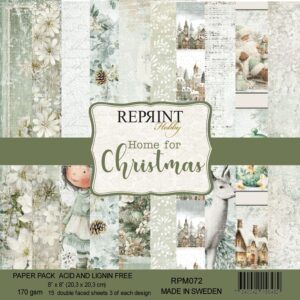 Reprint Home for Christmas Collection - 8x8 - Bilde 1