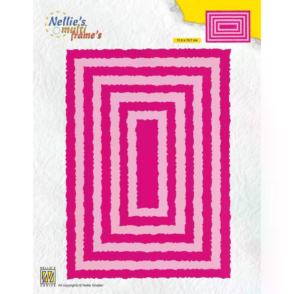 Nellie's Choice • Multi Frame Dies Rectangle Frame 9pcs