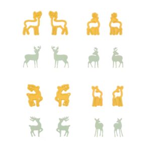 Nellie's Choice • Shape Dies Small Deers 8pcs - Bilde 2