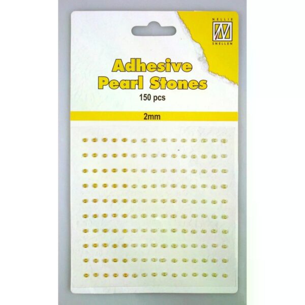 Nellie's Choice Halvperler 2mm 150 stk 3 Gultoner