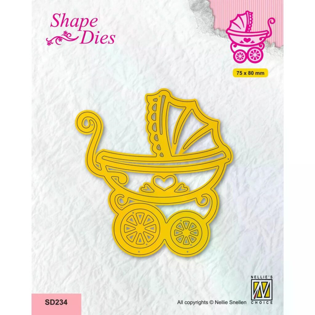 Nellie's Choice Shape Die Pram