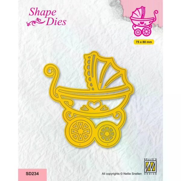 Nellie's Choice Shape Die Pram
