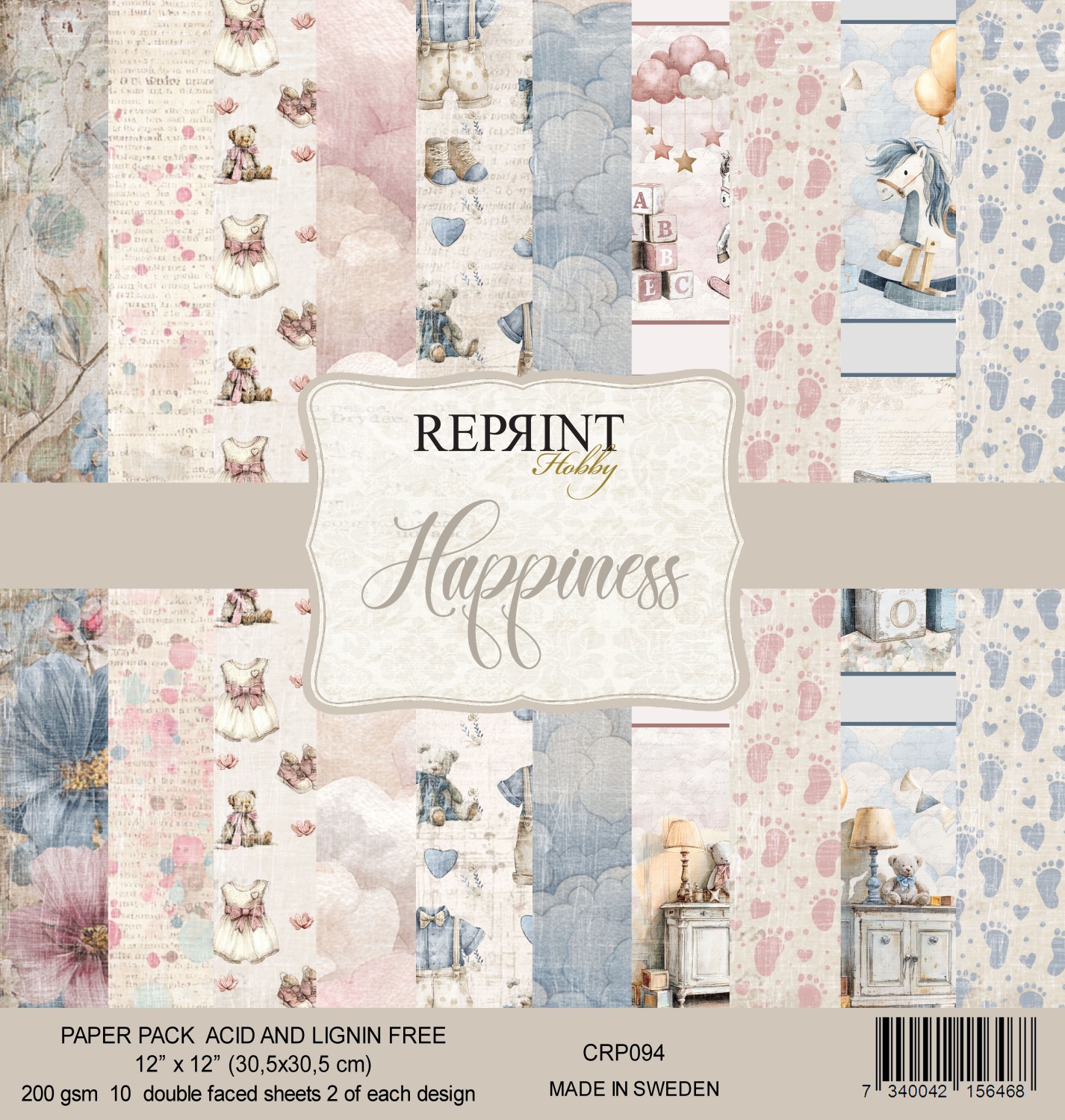 Reprint Happiness Collection Paperpack - 12x12 - Bilde 1