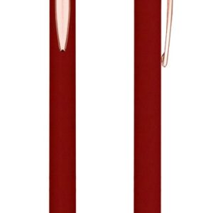 Kulepenn - Dyp Rød/Rosegull. 1stk Nr: 13 - Bilde 2