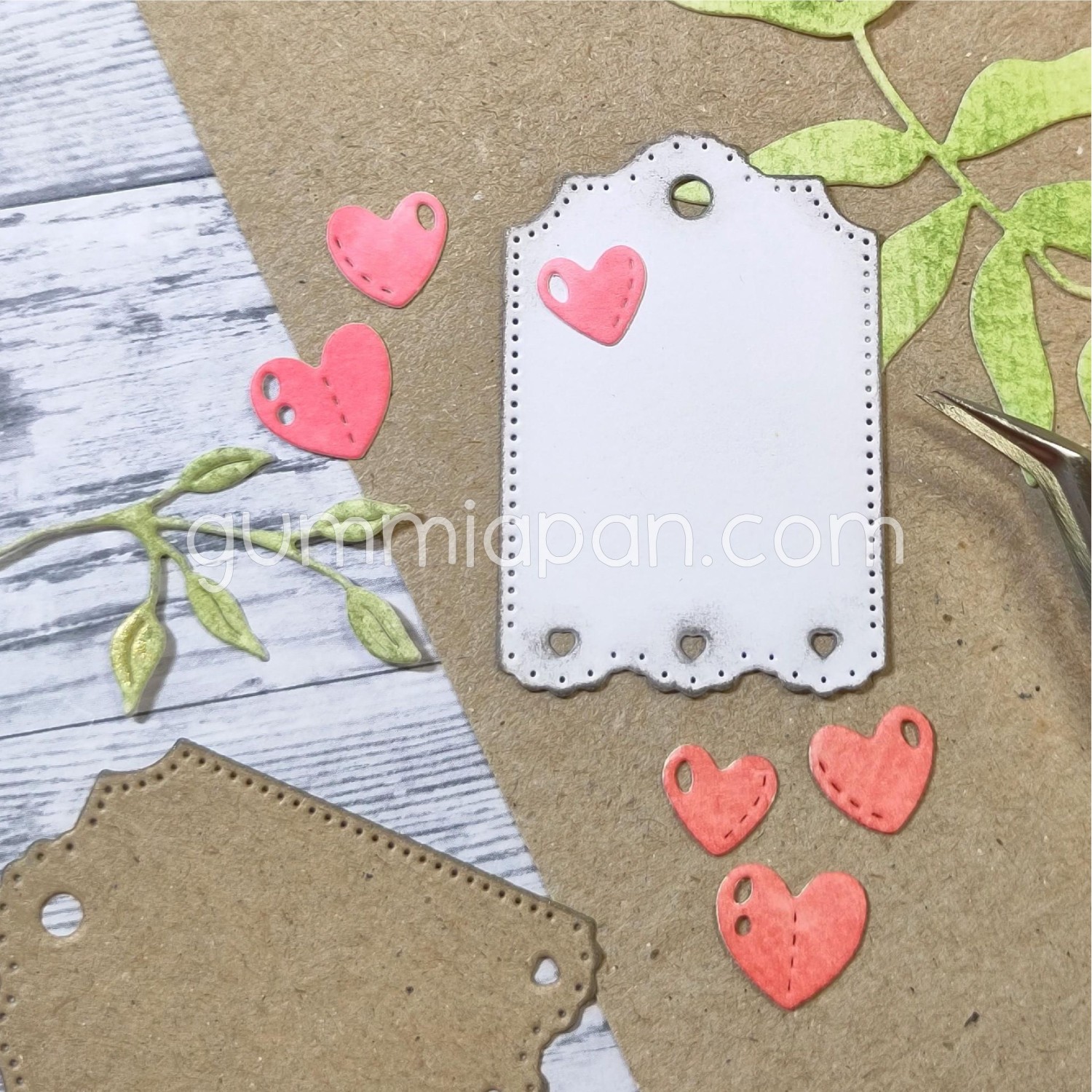 Gummiapan Die Tre Små Hjerter - Bilde 1