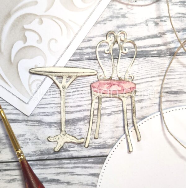 Gummiapan Dies Caféstol & Bord