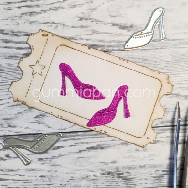 Gummiapan Dies Sko med hæl