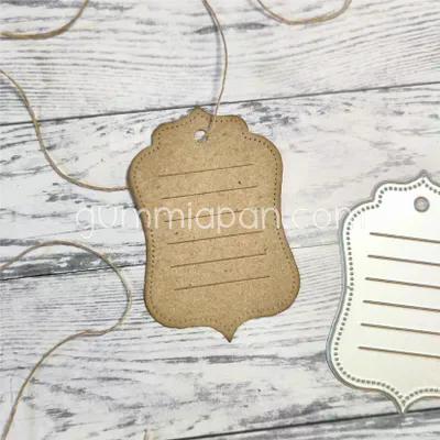 Gummiapan Dies Tag med linjer