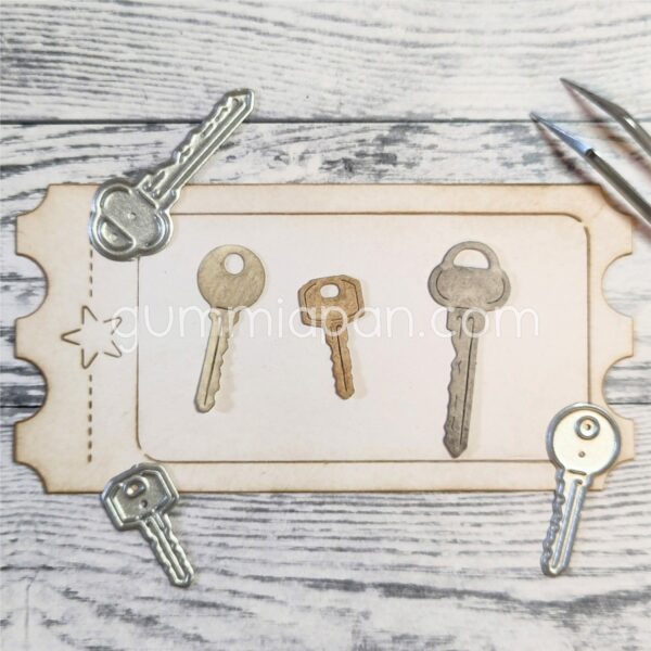 Gummiapan Dies Tre Nøkler