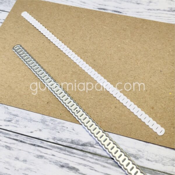 Gummiapan Dies Stripete Bord