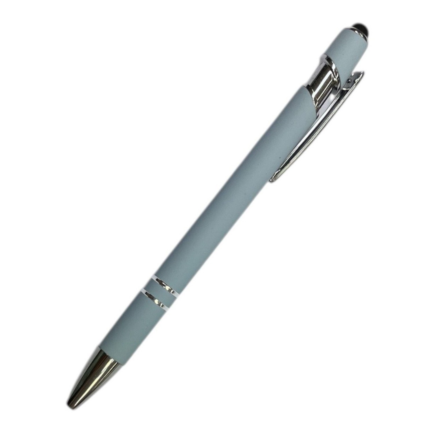 Kulepenn -  Lys Blå/Sølv 1stk Nr: 27 - Bilde 1