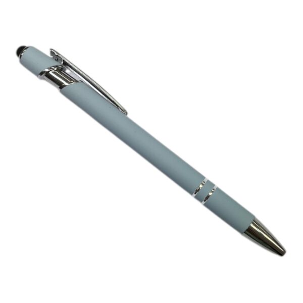 Kulepenn -  Lys Blå/Sølv 1stk Nr: 27