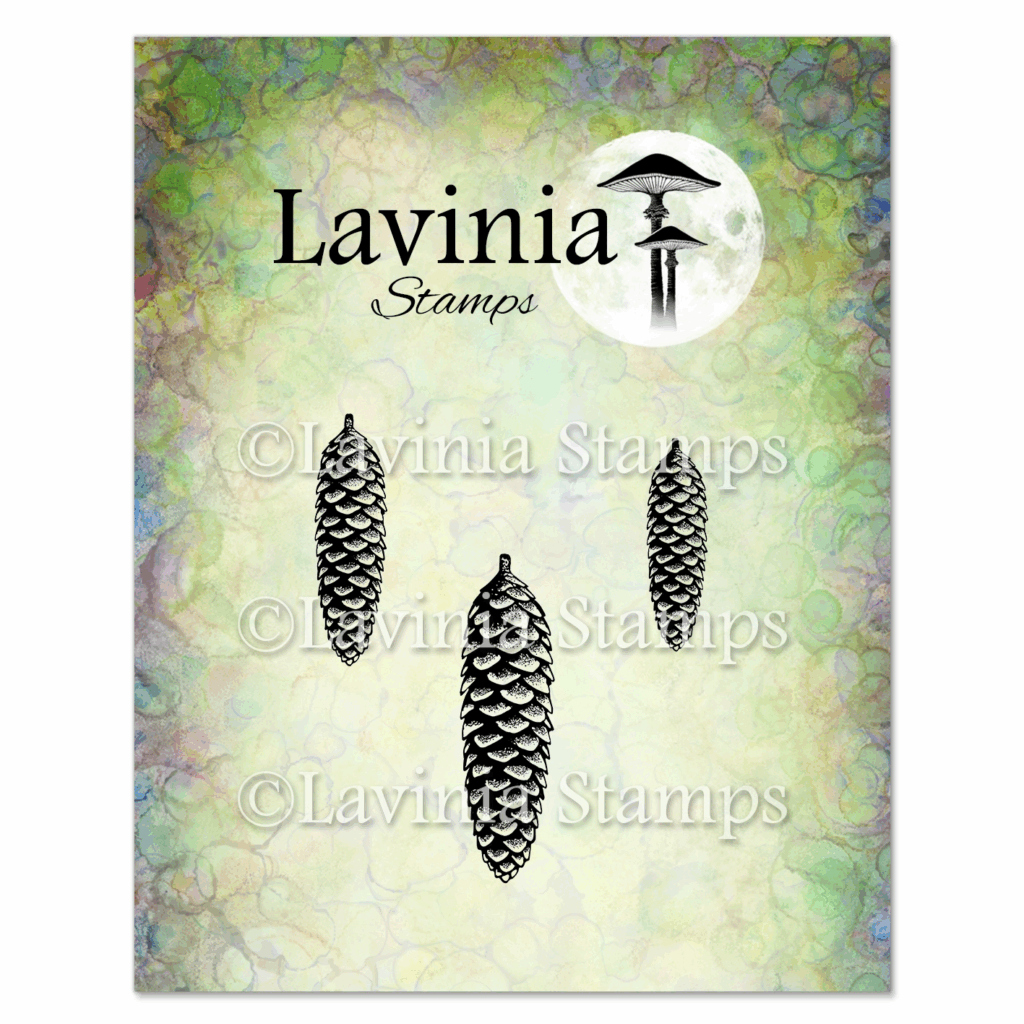 Lavinia Sugar Pine Cone Stamp LAV1018