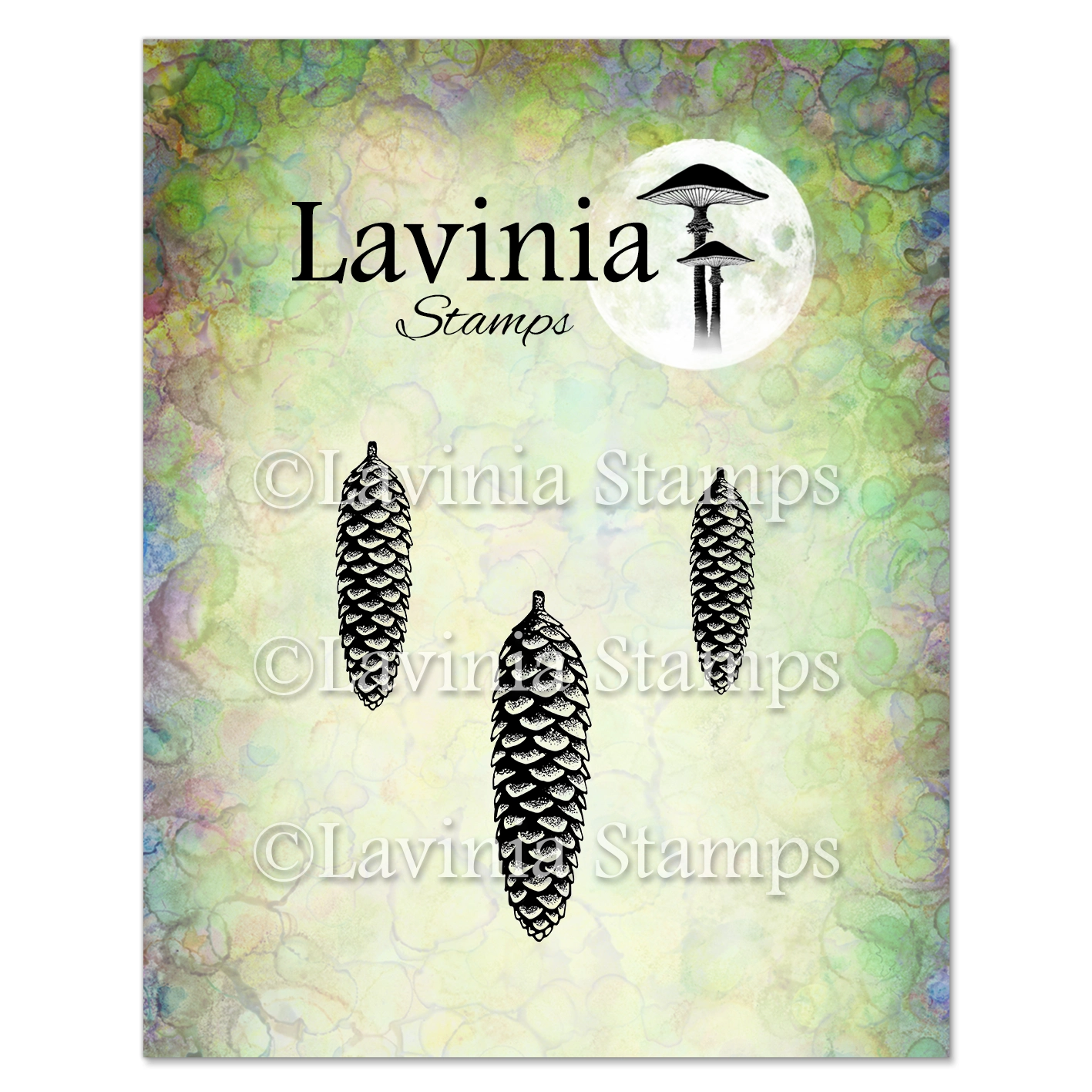 Lavinia Sugar Pine Cone Stamp LAV1018 - Bilde 1